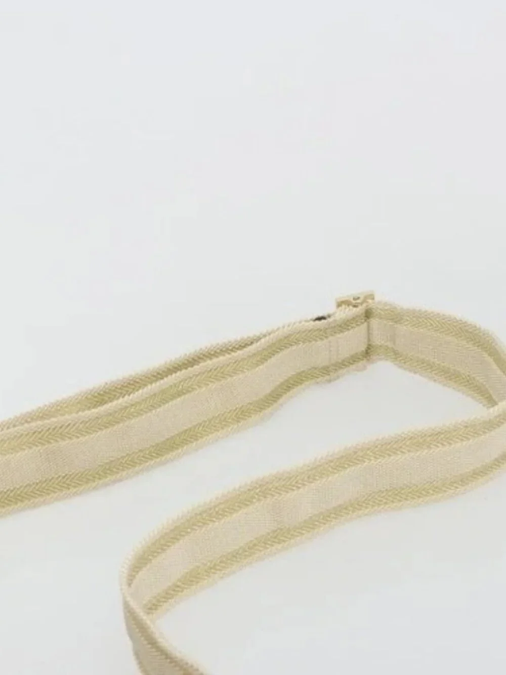 GUCCI GG Canvas Shoulder Bag Nylon Beige Gold 181092 Auth 178909